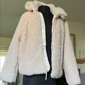 a new day Women's Pink Teddy Jacket